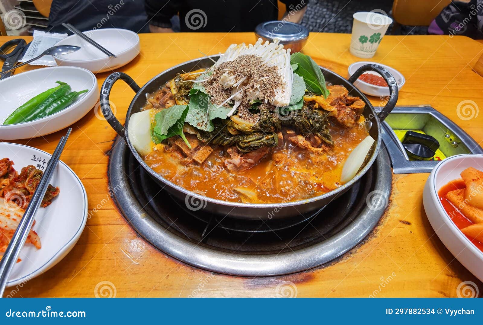 Korean Spicy Pork Backbone Hotpot with Potatoes (Gamjatang)