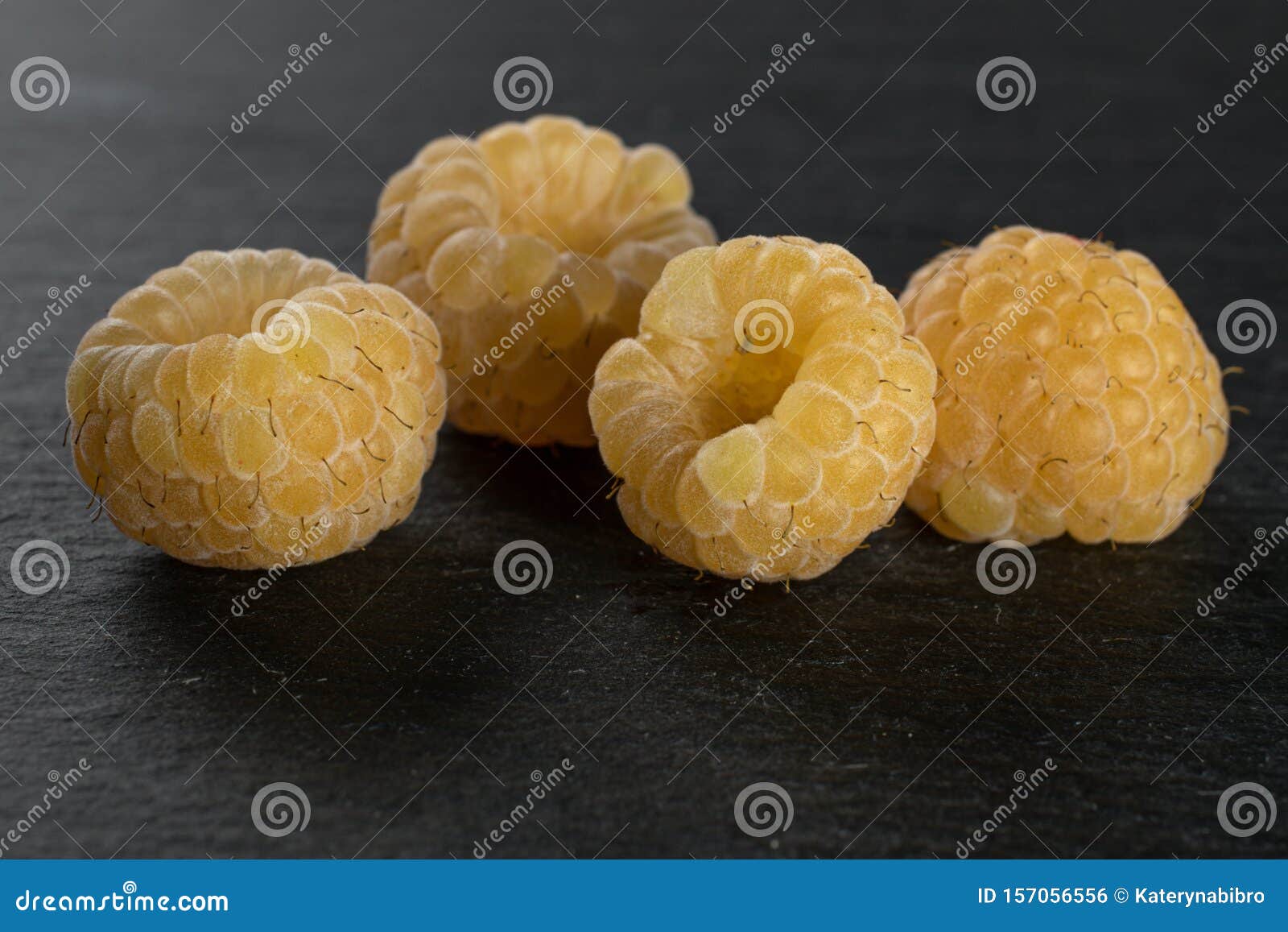 fresh hymalayan raspberry on grey stone
