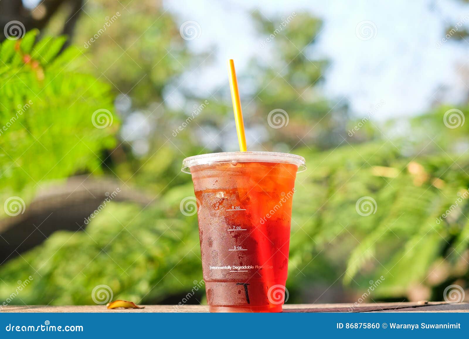 Ice Tea Plastic Cup Photos and Images & Pictures
