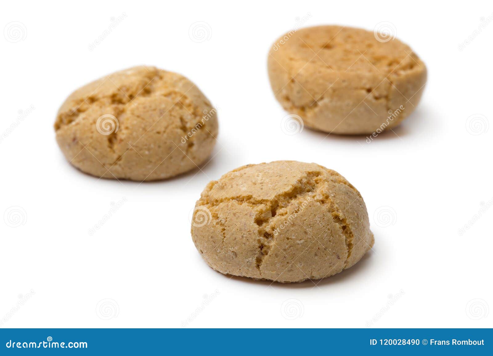 Fresh Italian Amarettini Cookies Stock Photo - Image of cookies, italy ...