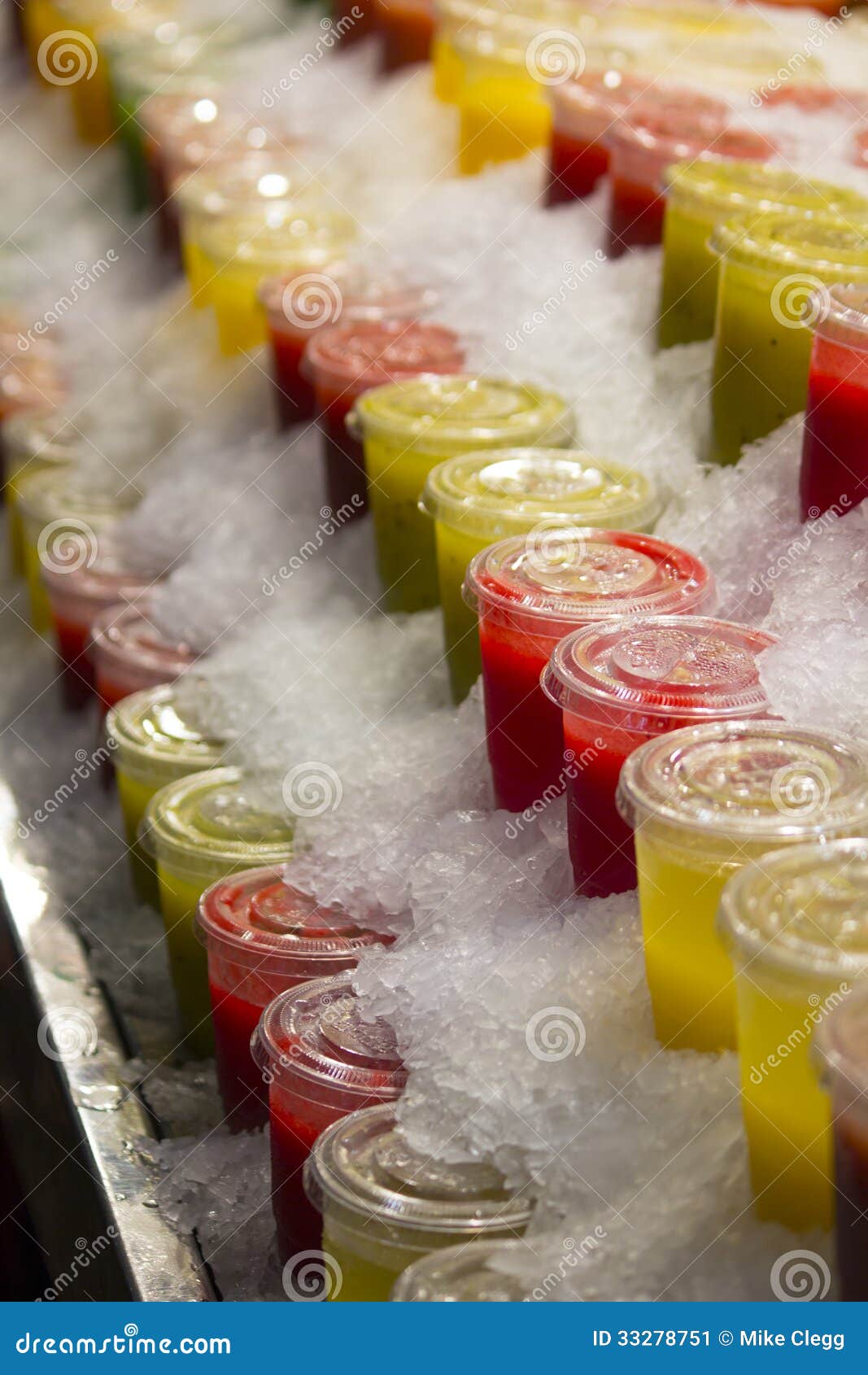 Fresh Juice at a market stock image. Image of barcelona 33278751