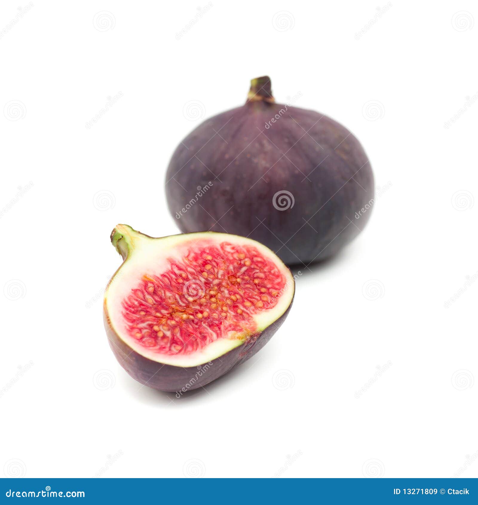Fresh juicy figs stock image. Image of food, seed, slice 13271809