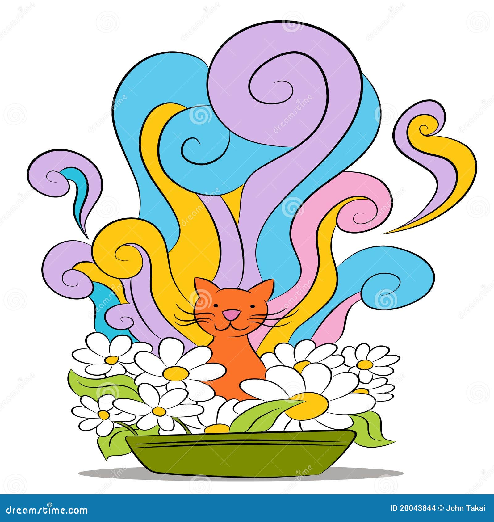 Fresh Kitty Litter Box stock vector. Illustration of aroma 20043844