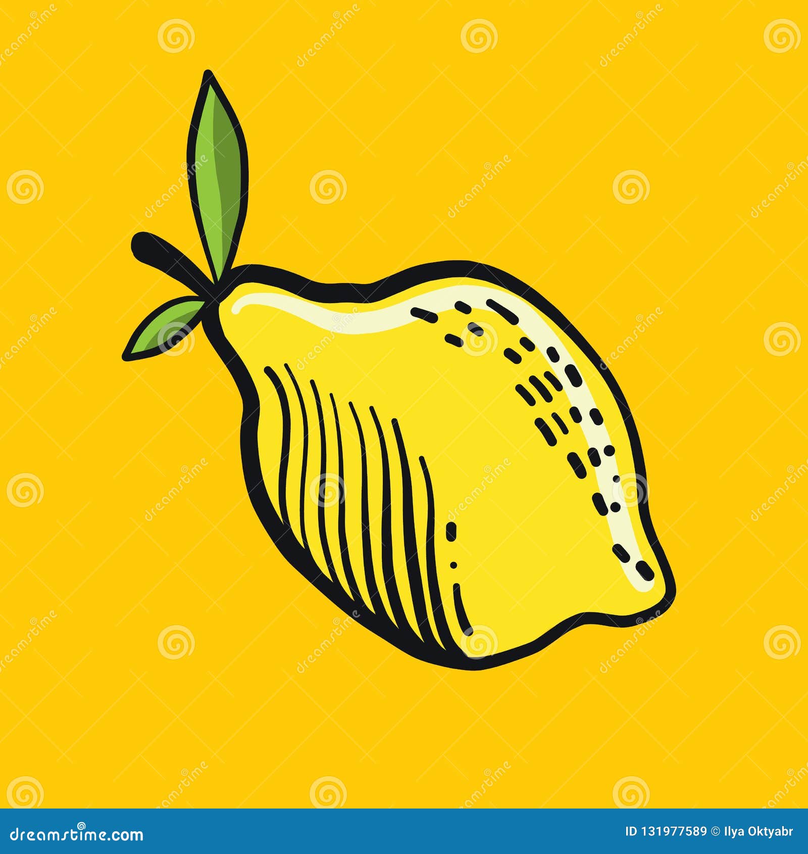 fresh lemon fruits, collection of  