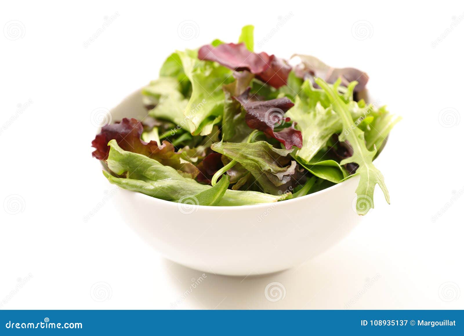 Fresh lettuce in bowl stock image. Image of food, salad 108935137