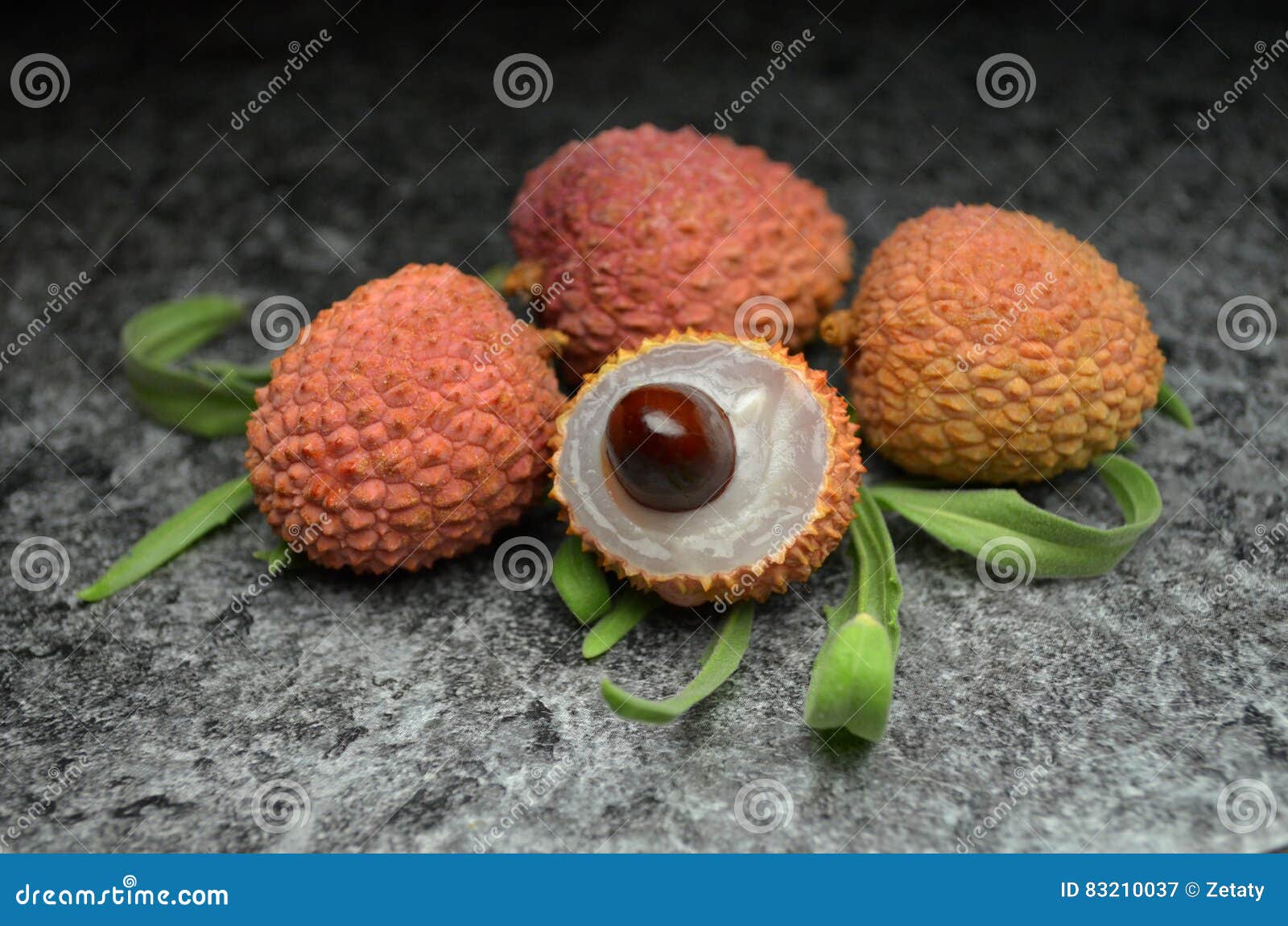 Fresh litchi fruits stock image. Image of eating, exotic 83210037