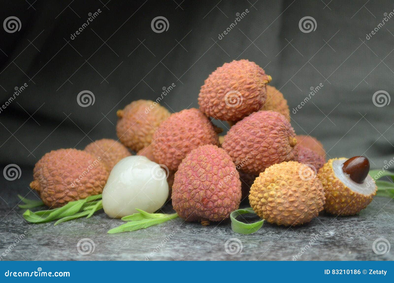 Fresh litchi fruits stock photo. Image of asian, healthy 83210186