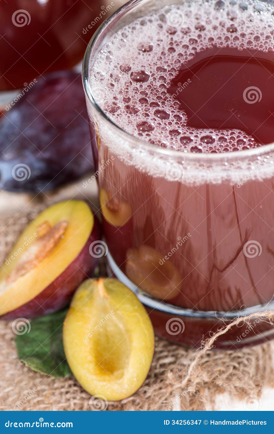 Fresh made Plum Juice stock image. Image of plums, juicy 34256347
