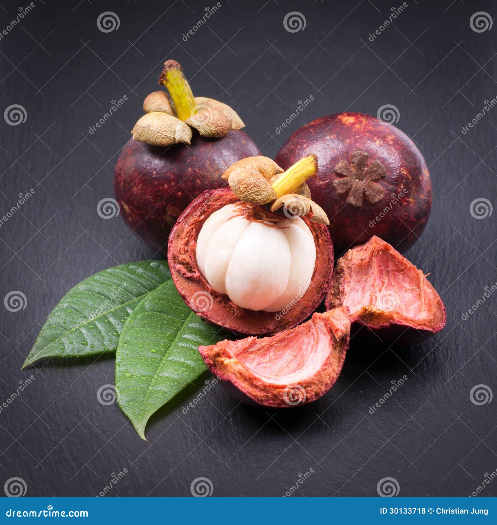 Fresh mangosteen fruit stock photo. Image of cocktail 30133718
