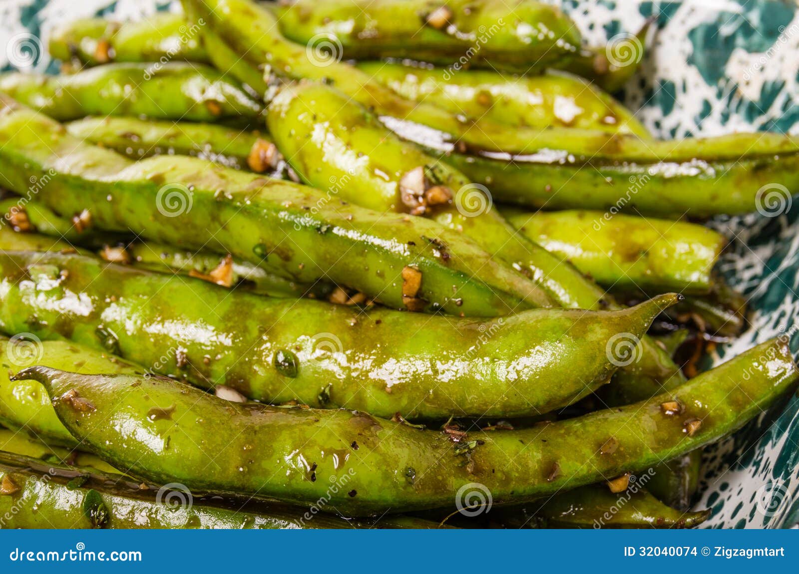 Fresh Marinated Fava Beans Ready To Cook Stock Photo Image of produce