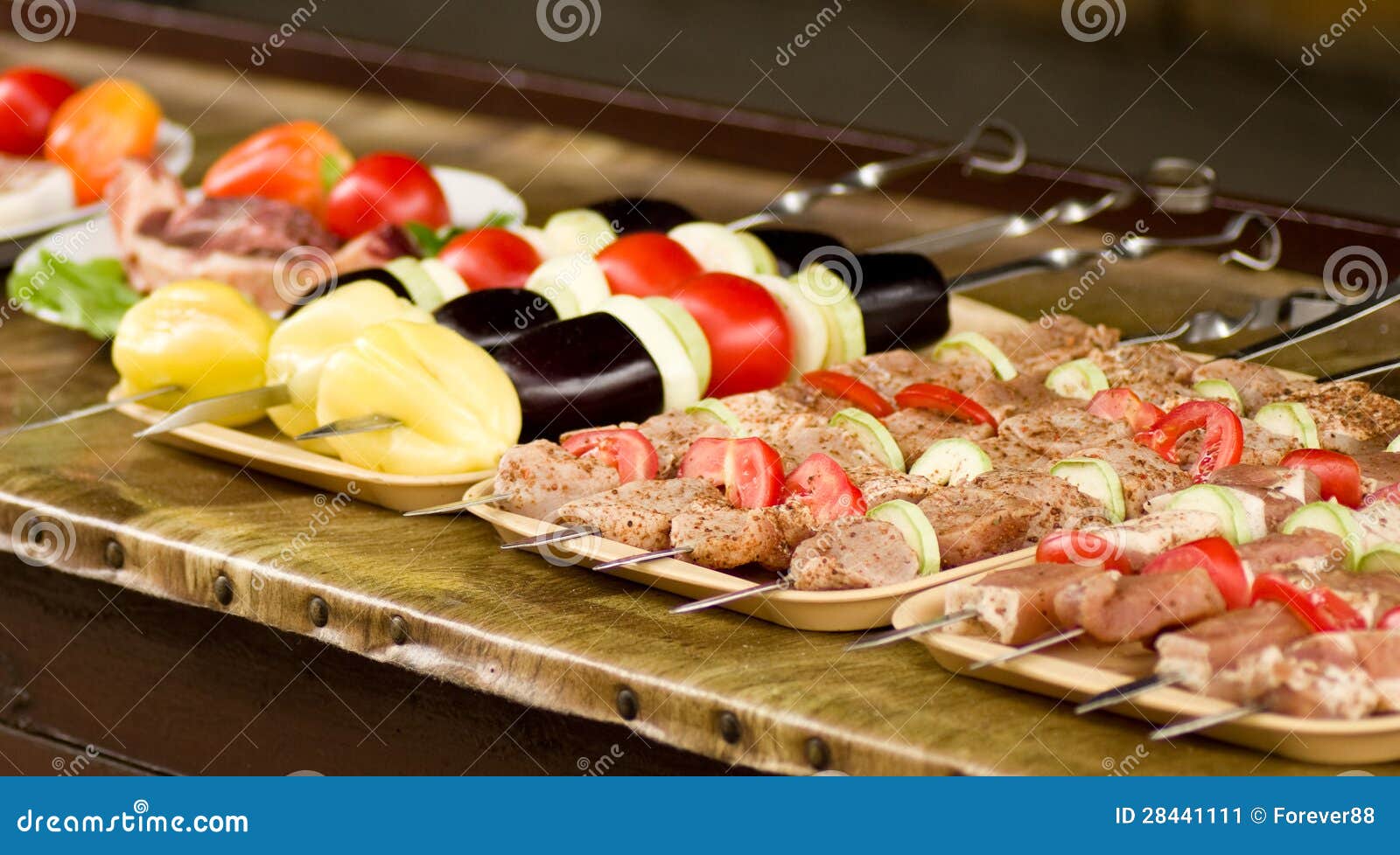 Fresh meat and greens stock image. Image of lifestyle 28441111