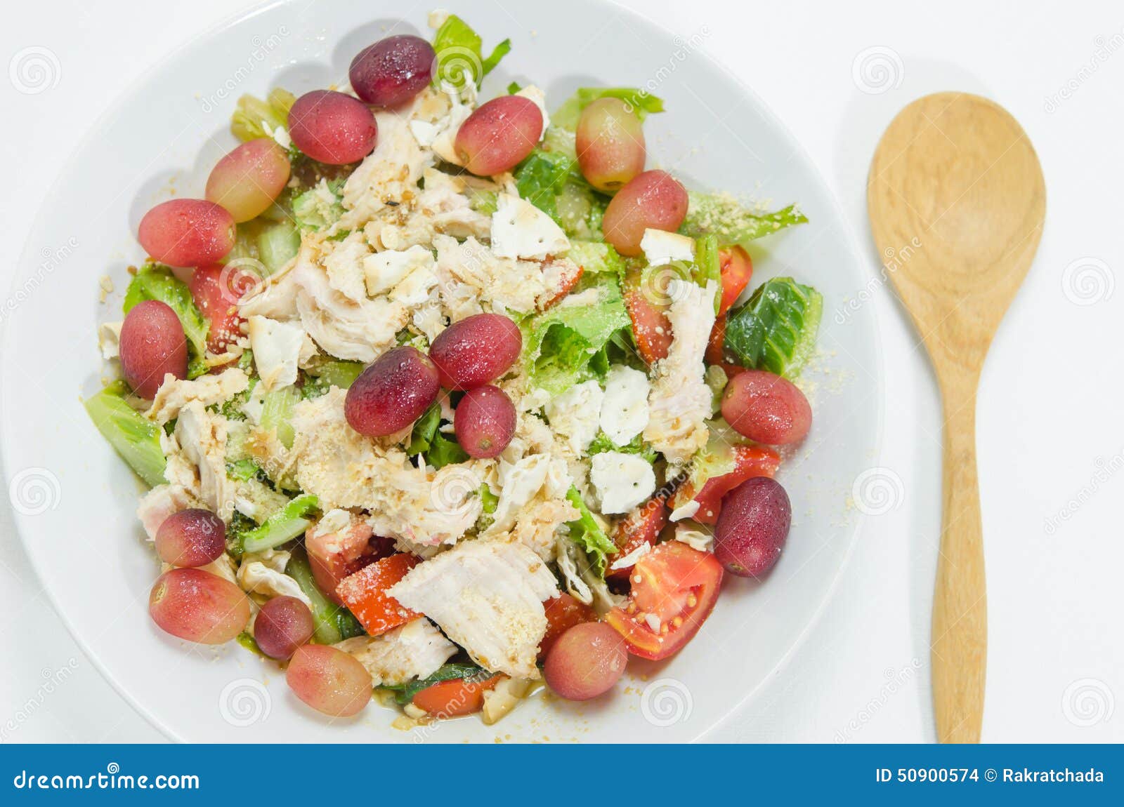 Fresh mix salad stock photo. Image of organic, green 50900574