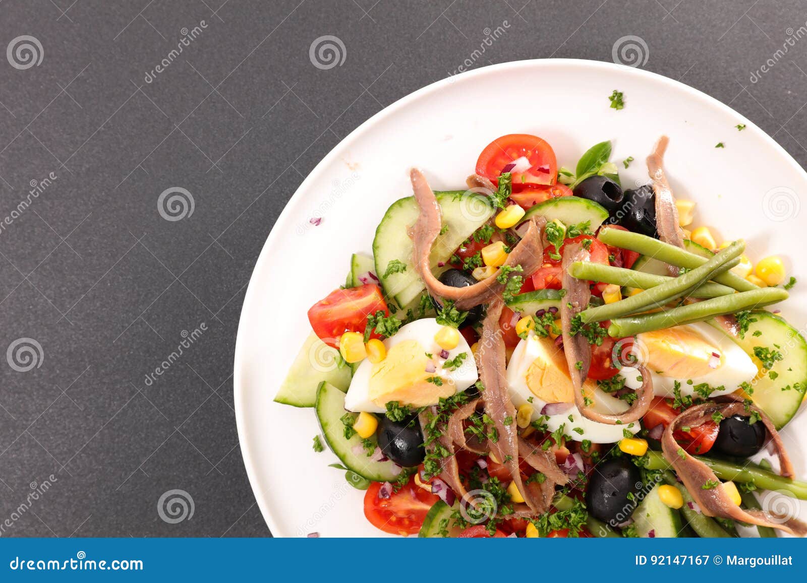 Fresh mixed salad stock image. Image of cucumber, meal 92147167