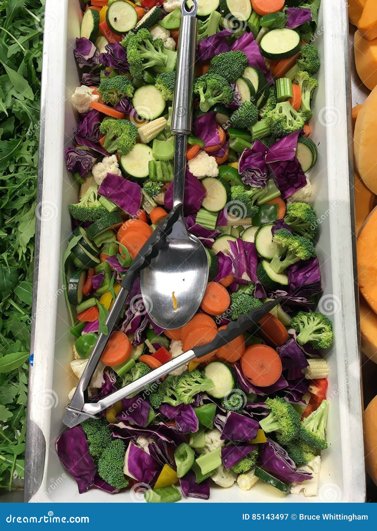 fresh mixed vegetable salad