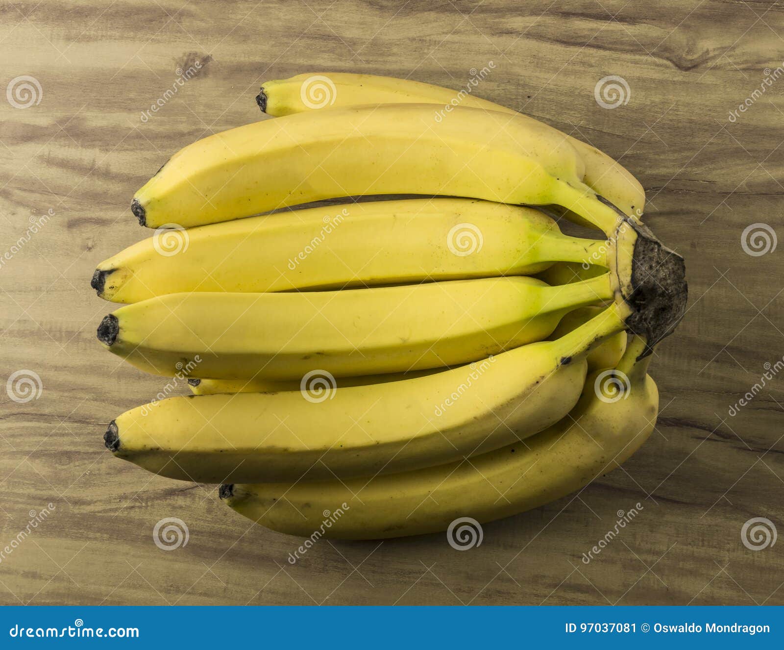 fresh natural banana bunch