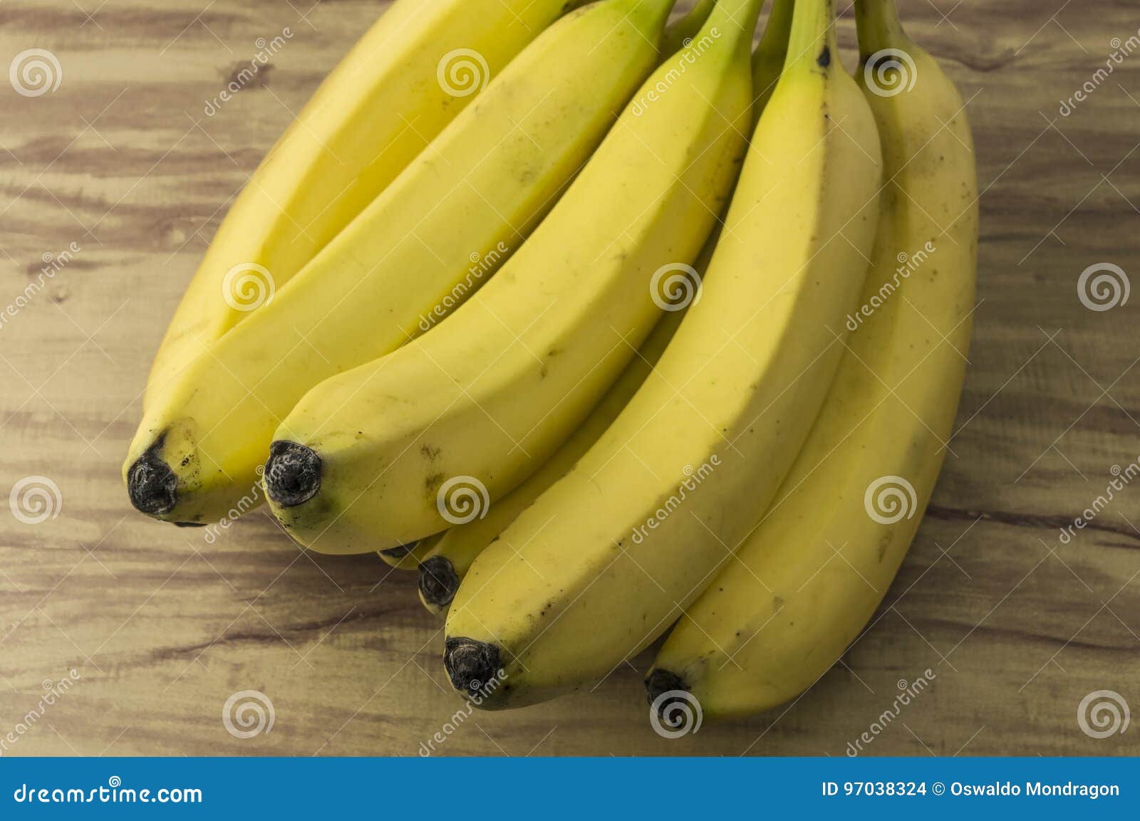 fresh natural banana bunch