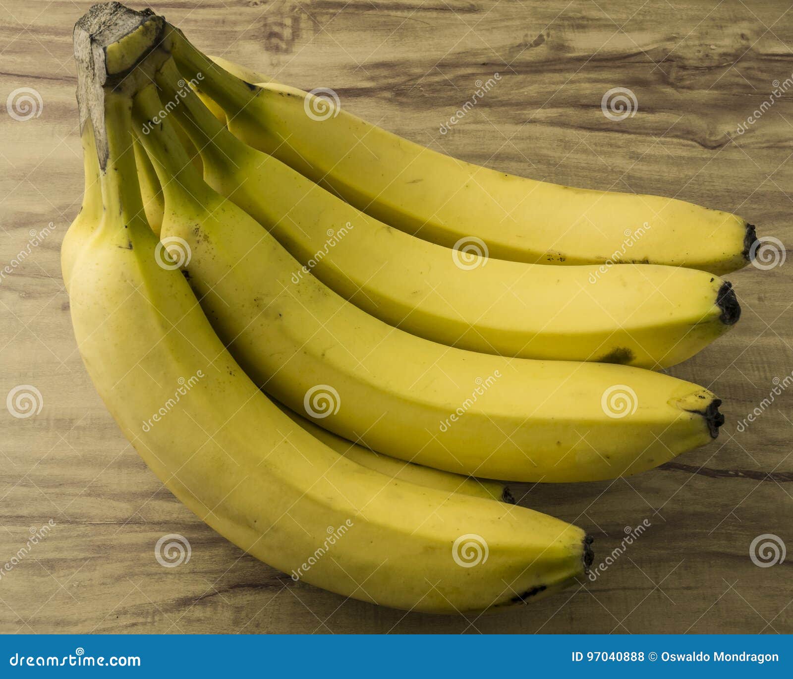 fresh natural banana bunch