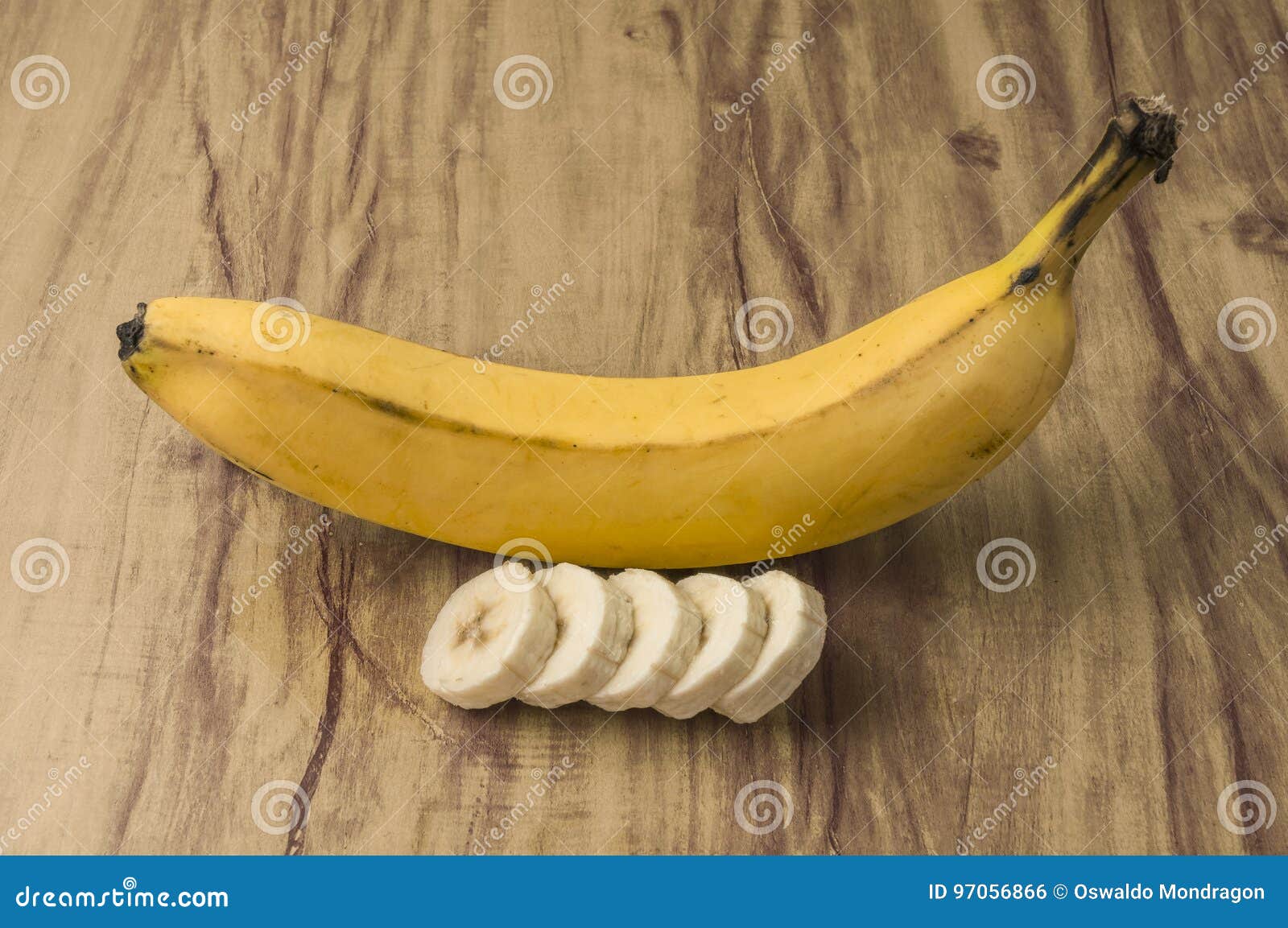 fresh natural banana bunch