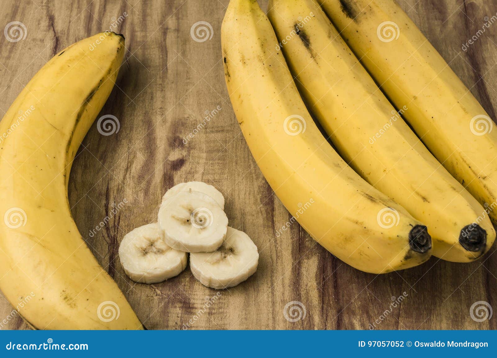 fresh natural banana bunch