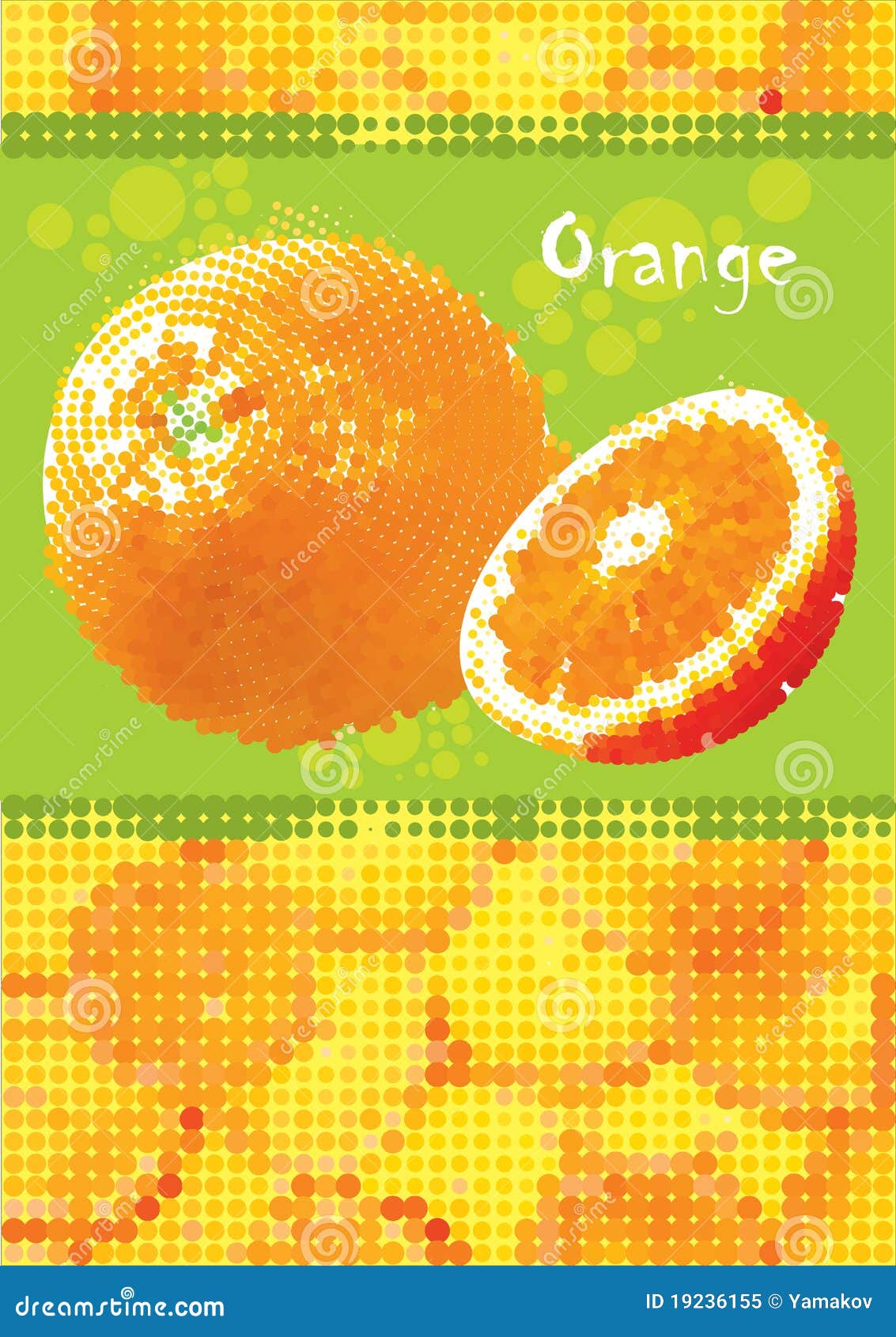 Fresh orange menu stock vector. Illustration of leaf 19236155