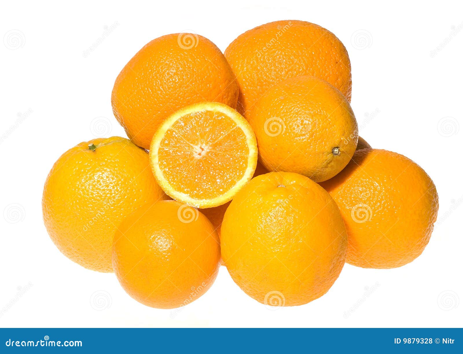 Fresh oranges stock photo. Image of healthy, vitamin, ripe 9879328