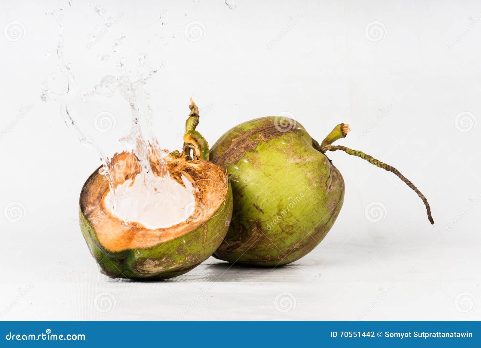 Fresh organic coconut stock photo. Image of exotic, coco 70551442