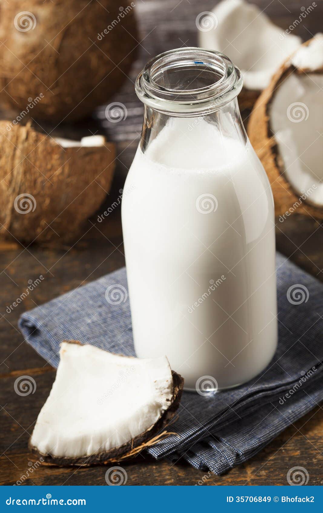 Fresh Organic Coconut Milk stock image. Image of drink 35706849