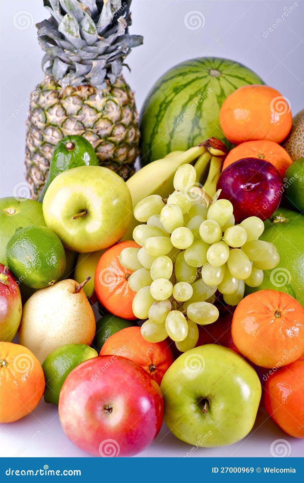 Fresh Organic Fruits Basket Stock Image Image of ingredients