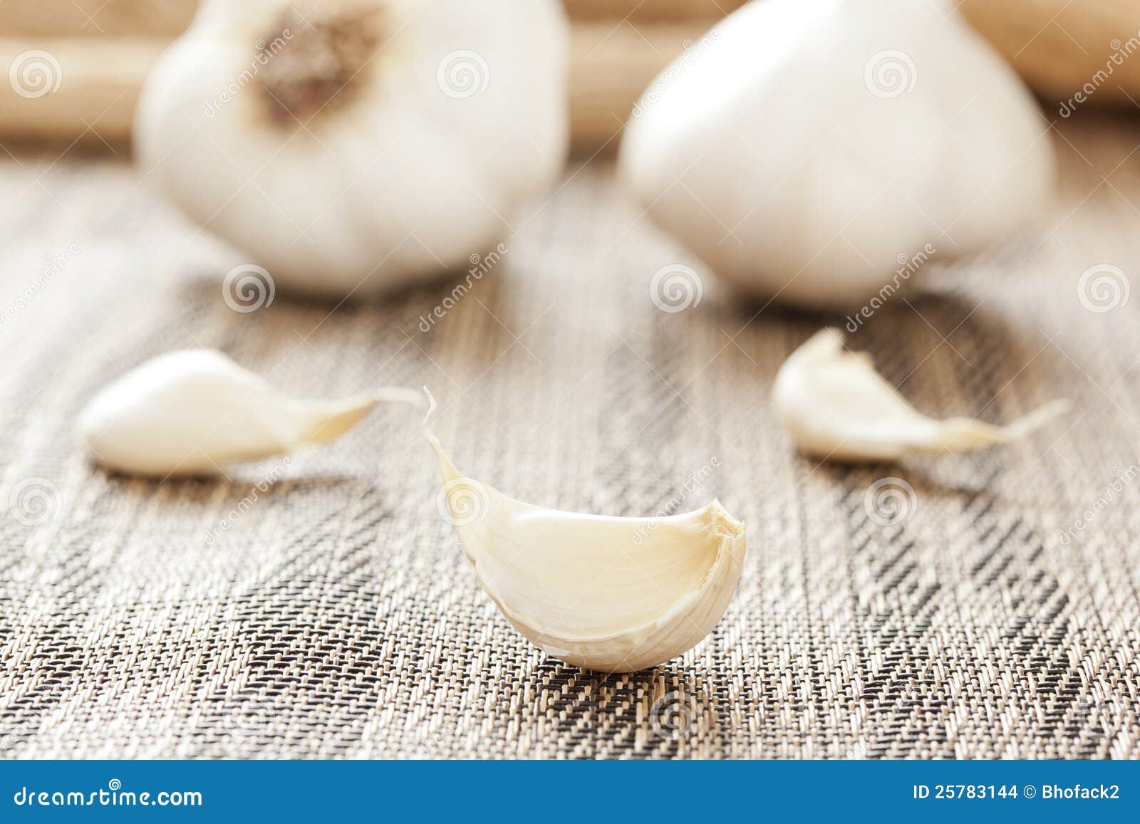 Fresh Organic Garlic Cloves Stock Photo Image of vegetable, natural