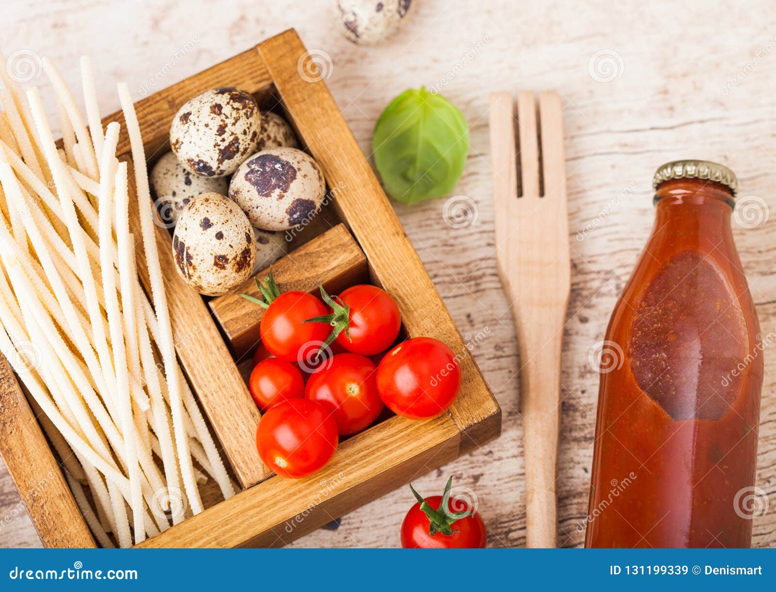 Fresh Organic Hommemade Spaghetti Pasta With Quail Eggs And Fresh Tomatoes With Bottle Of Tomato Sauce And Wooden Spatula And Basi Stock Image Image Of Kitchen Cheese Fresh Organic Hommemade Spaghetti Pasta With Quail Eggs And Fresh Tomatoes With Bottle Of Tomato Sauce And Wooden Spatula And Basi Stock Image Image Of Kitchen Cheese
