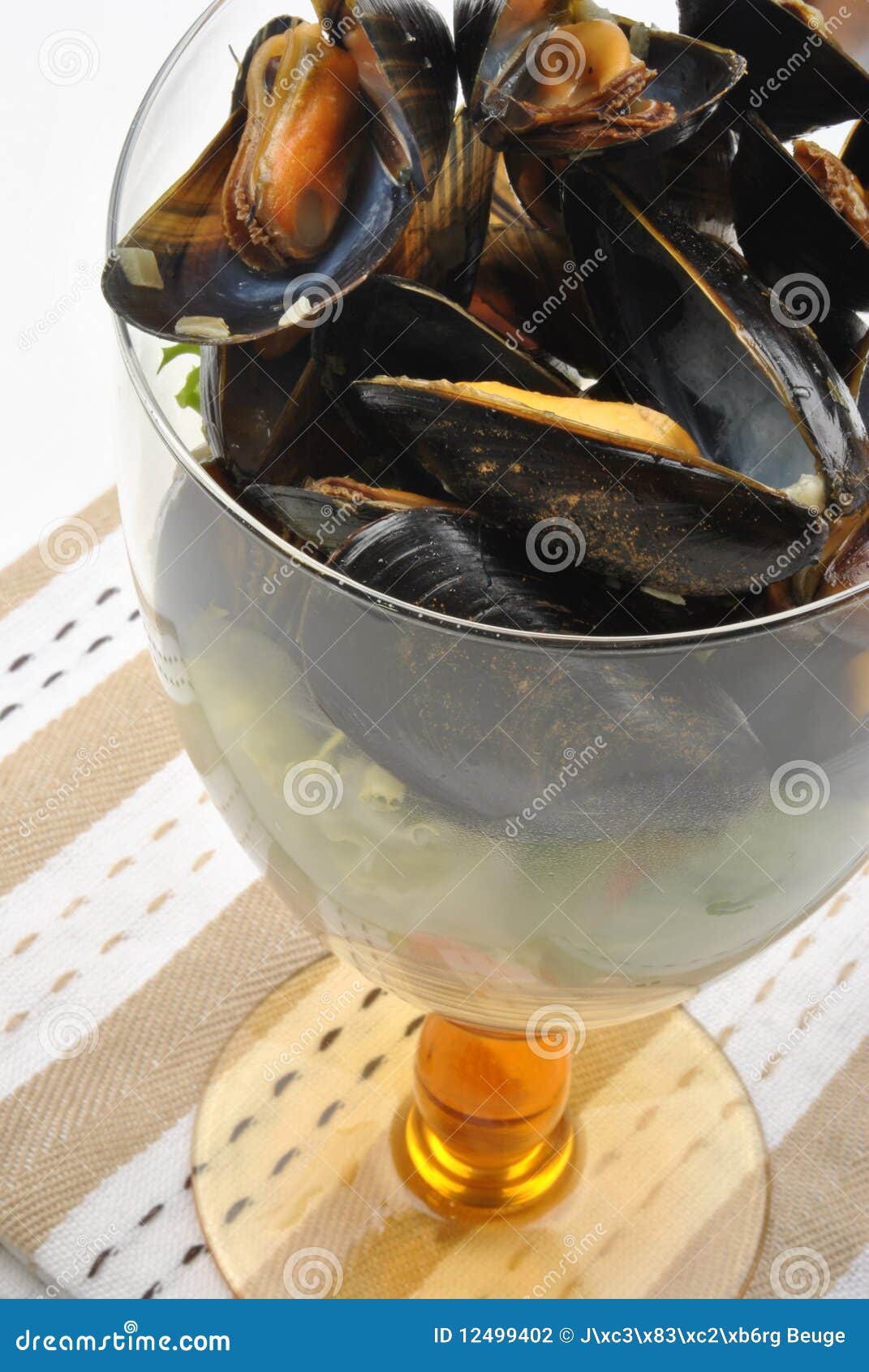 Fresh Organic Mussel in Garlic Butter Stock Photo Image of gourmet