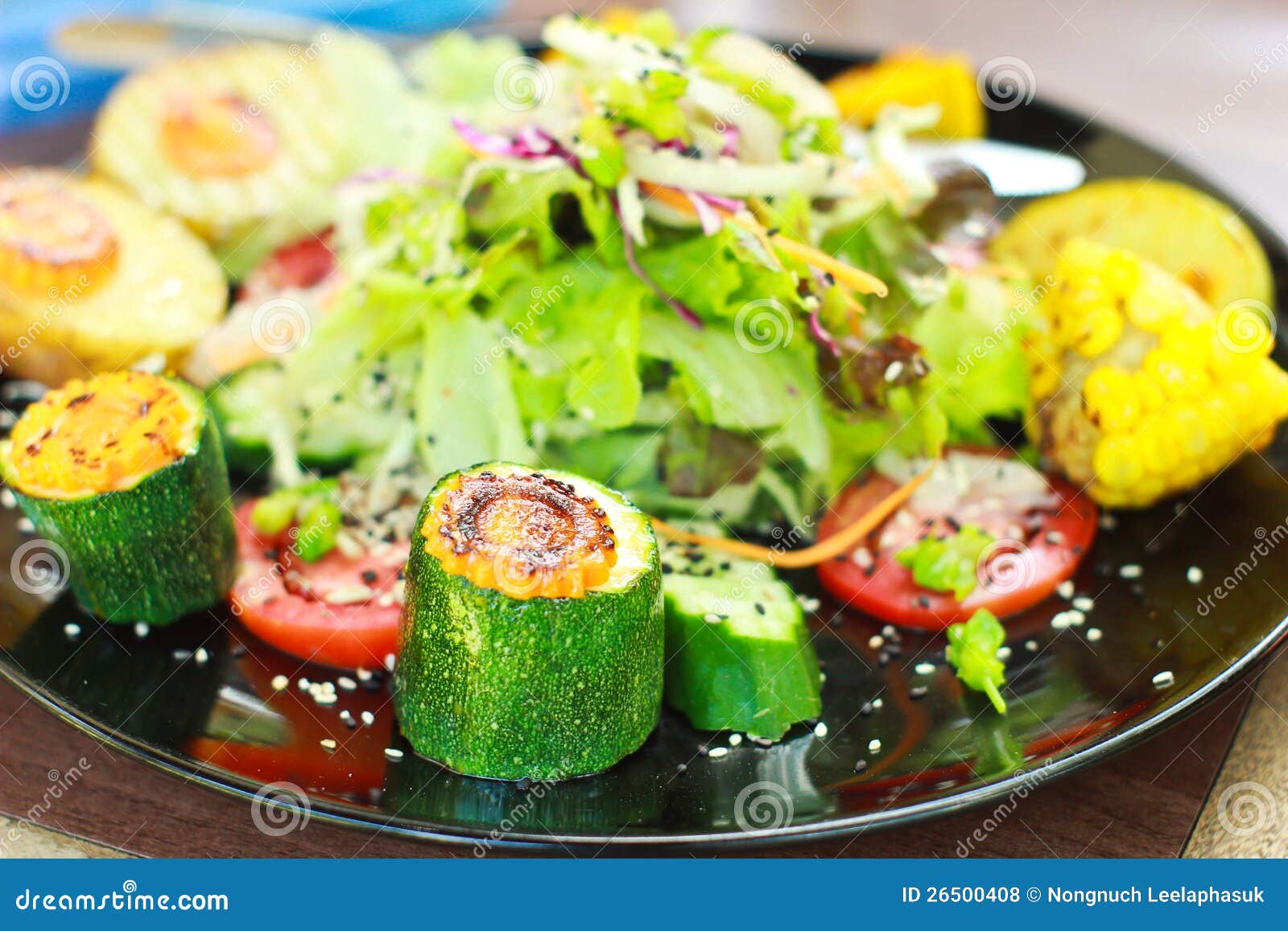 Fresh organic salad stock photo. Image of corn, garden 26500408