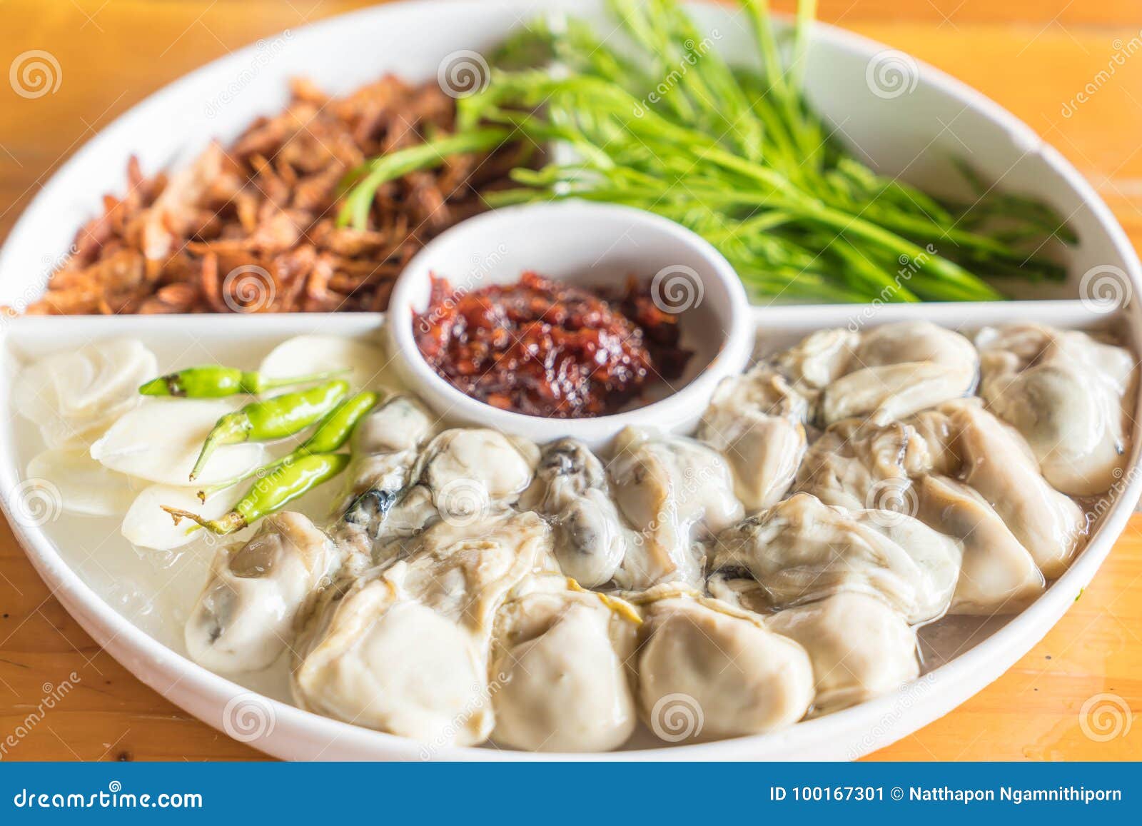 Fresh Oyster with Vegetables Stock Image Image of fruit, fresh 100167301
