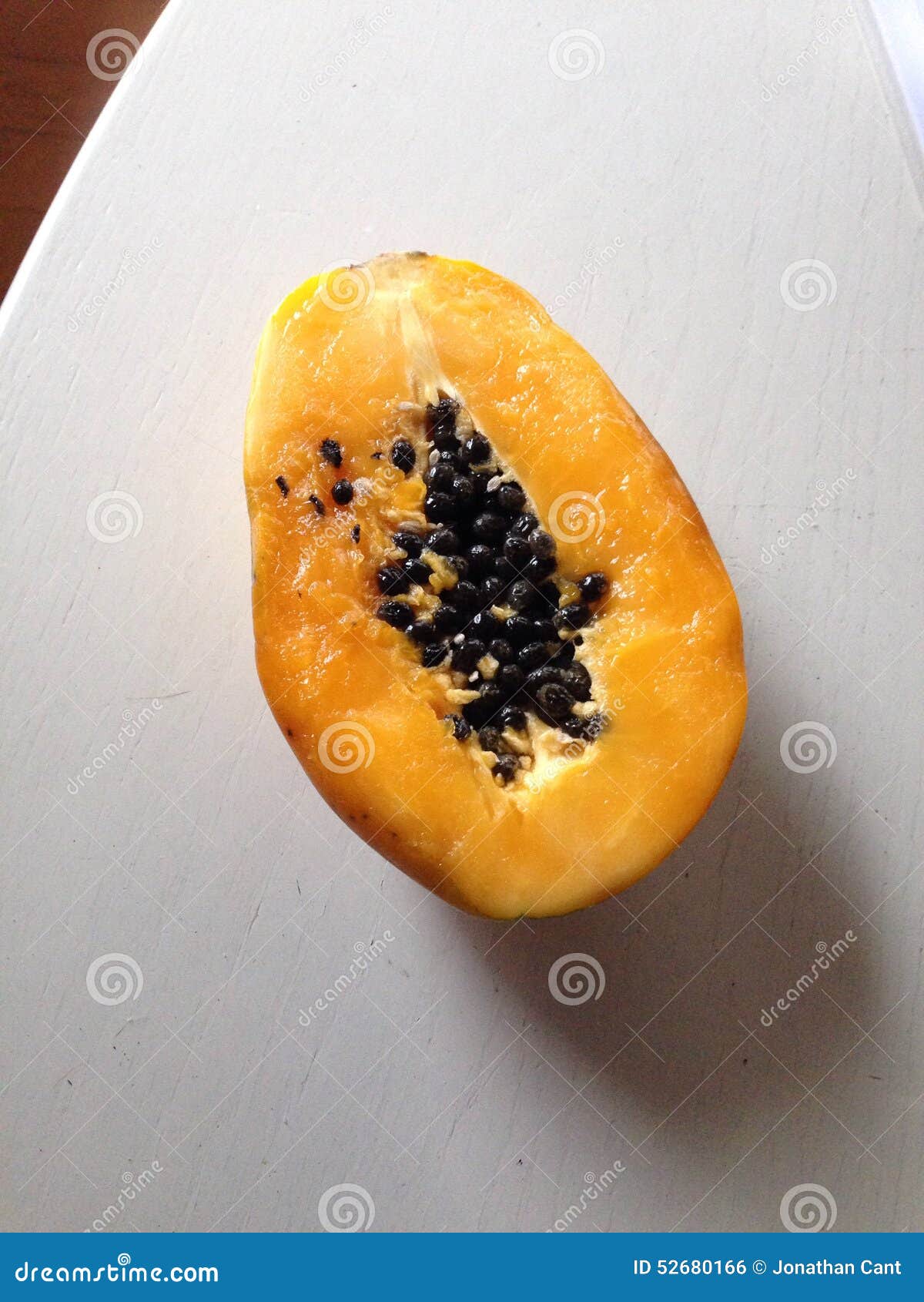Fresh papaya stock photo. Image of breakfast, papaya 52680166