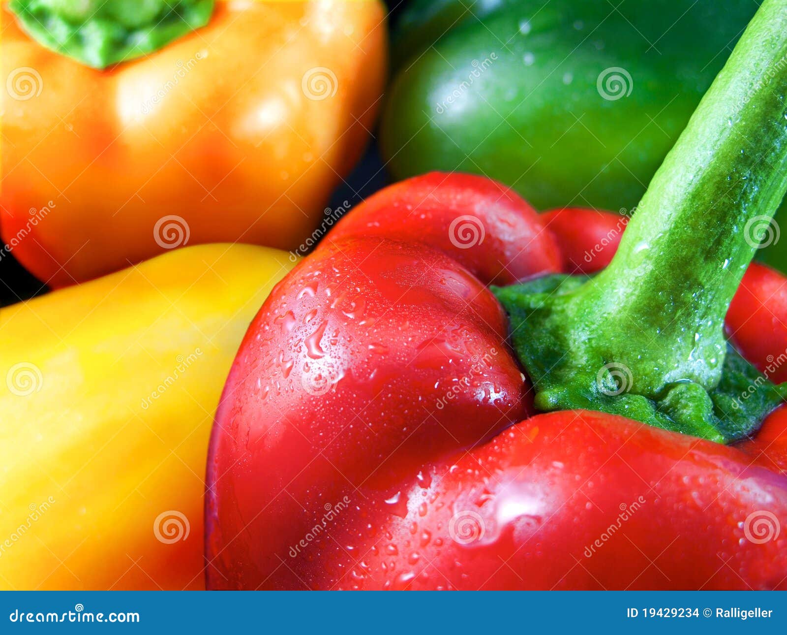 Fresh Paprika Peppers stock photo. Image of vegetable 19429234