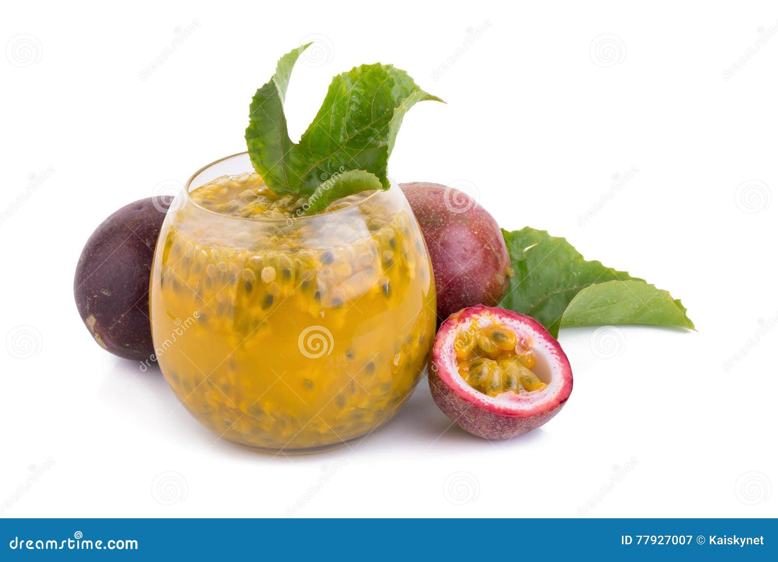 Fresh Passion Fruit Juice with Passion Fruits on White Stock Image Image of cold, passionfruit