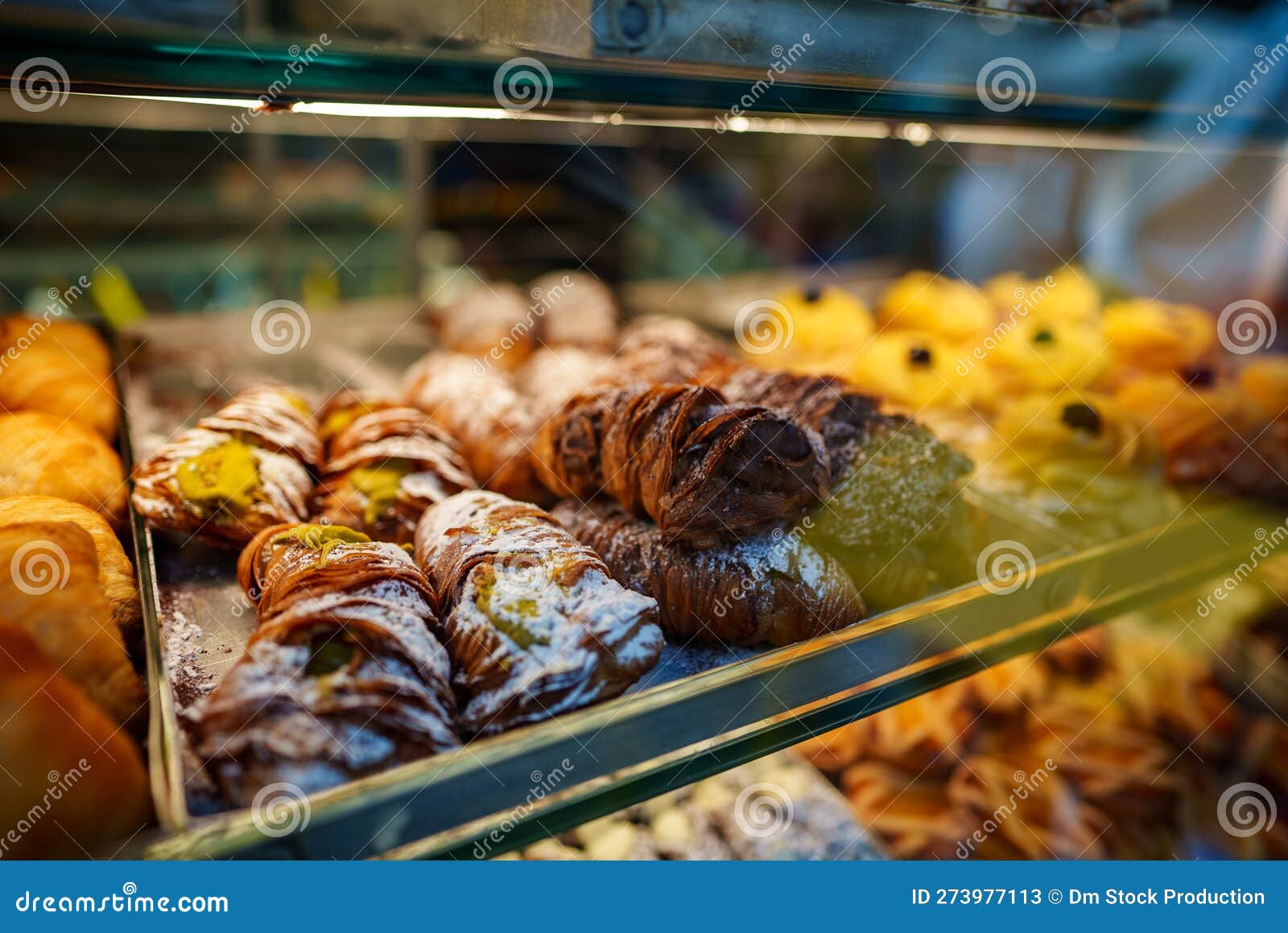 Fresh pastries stock image. Image of italy, bakery, tail 273977113