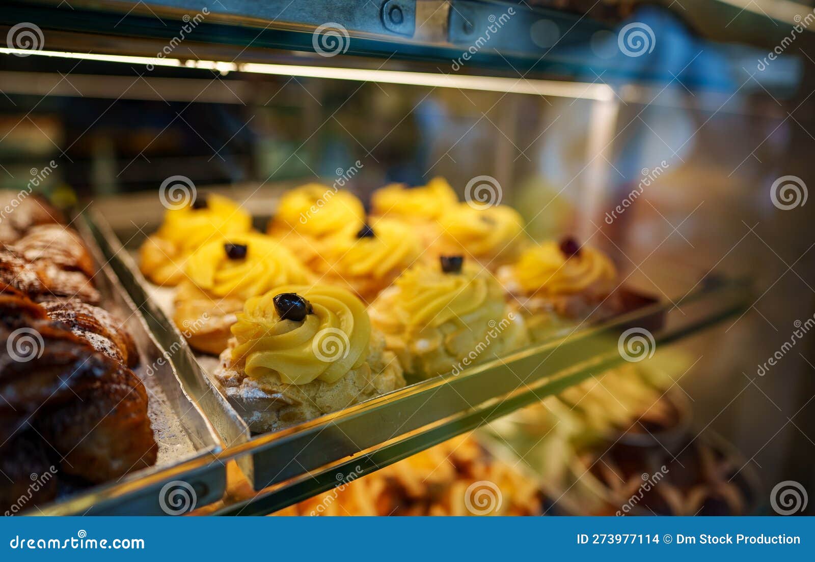 Fresh pastries stock photo. Image of pastries, cream 273977114