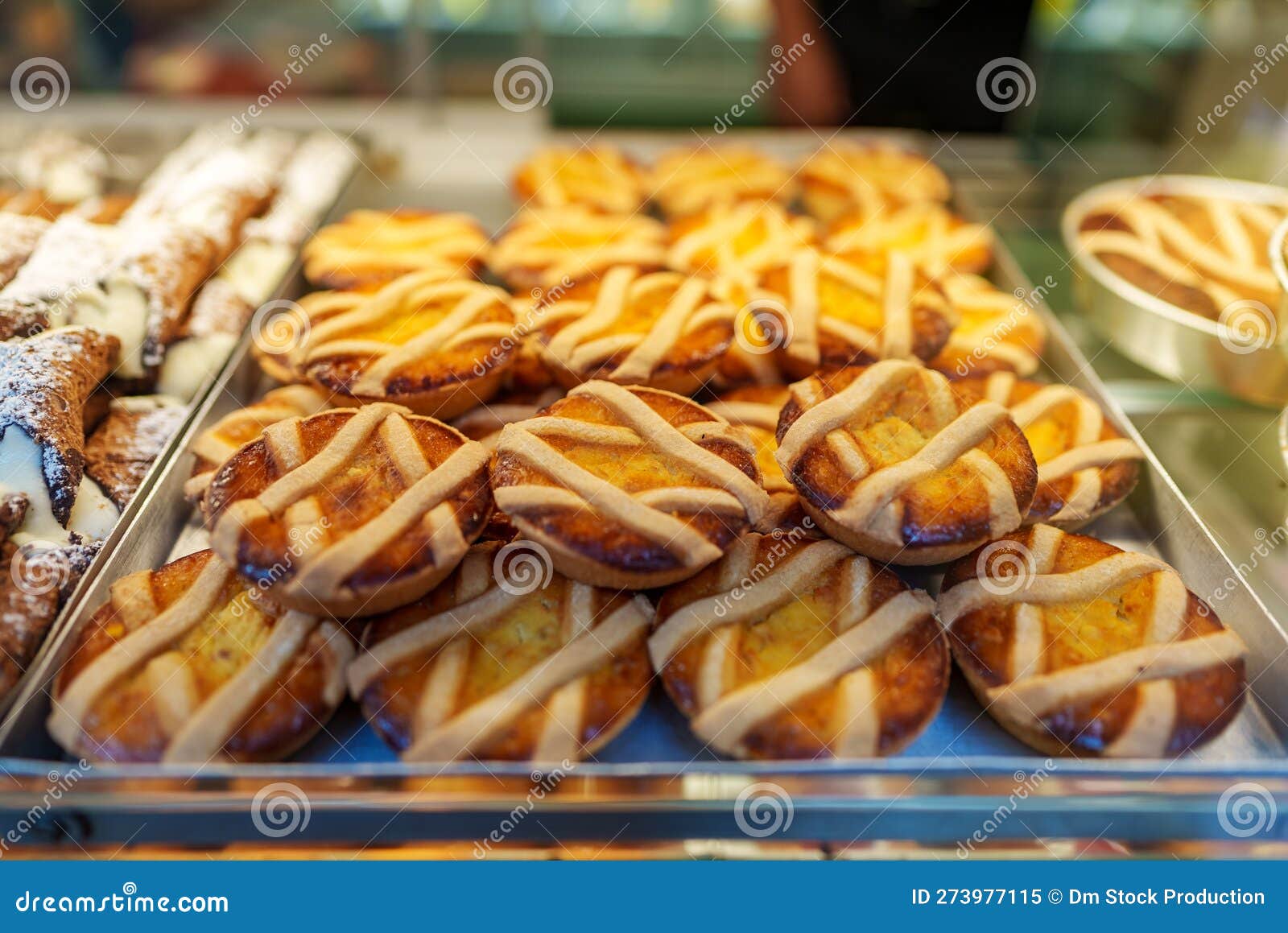 Fresh pastries stock image. Image of closeup, campania 273977115