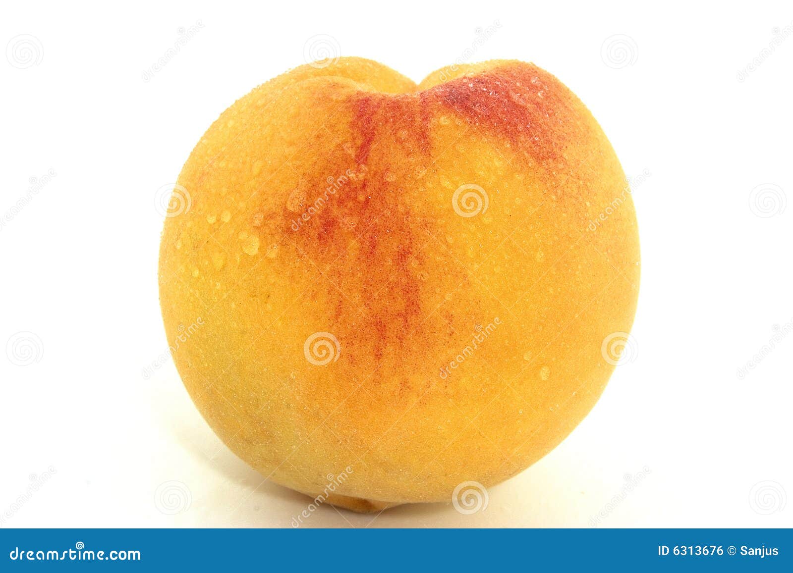a fresh peach