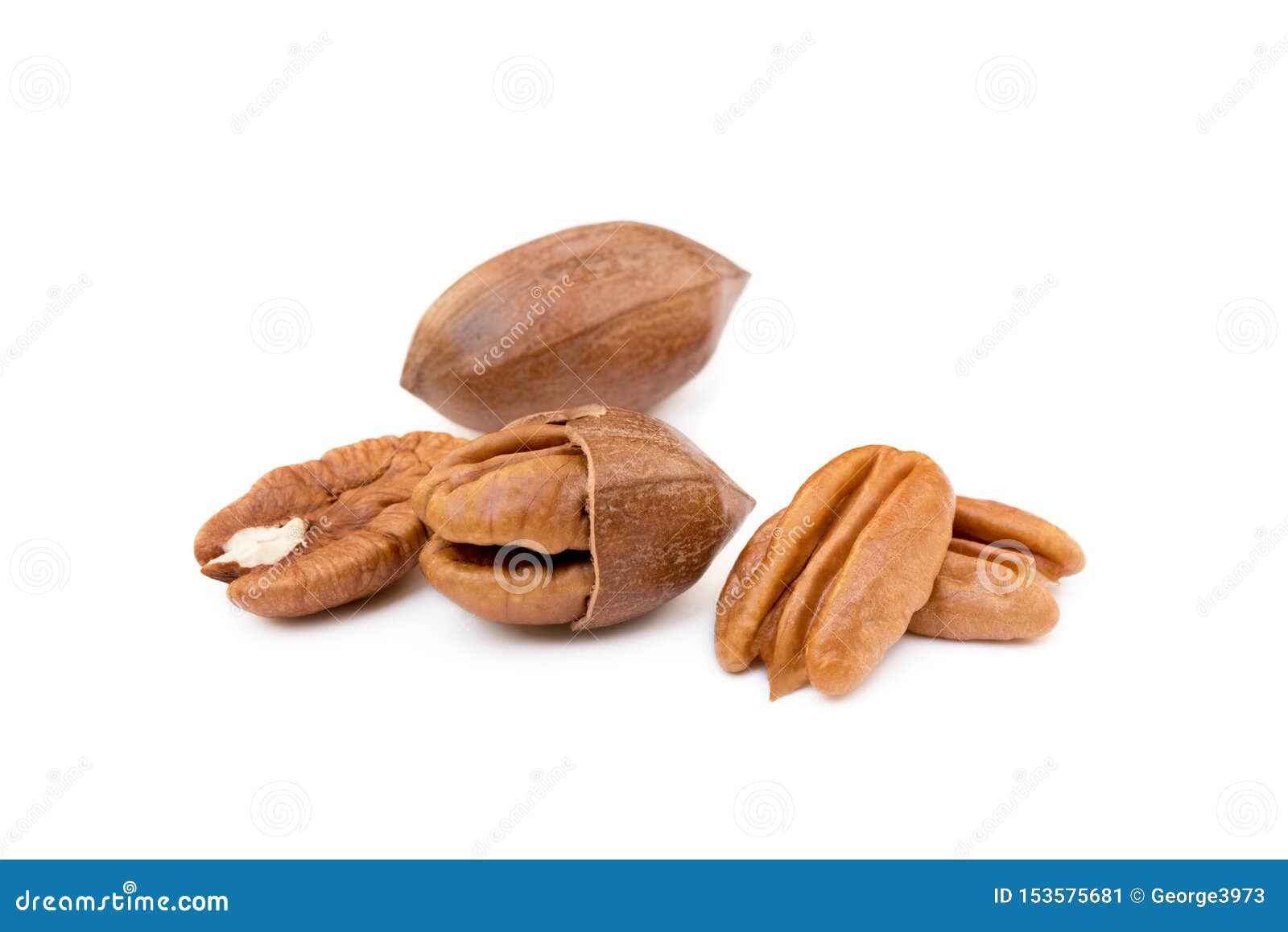 Fresh pecan nuts stock image. Image of ingredient, protein 153575681