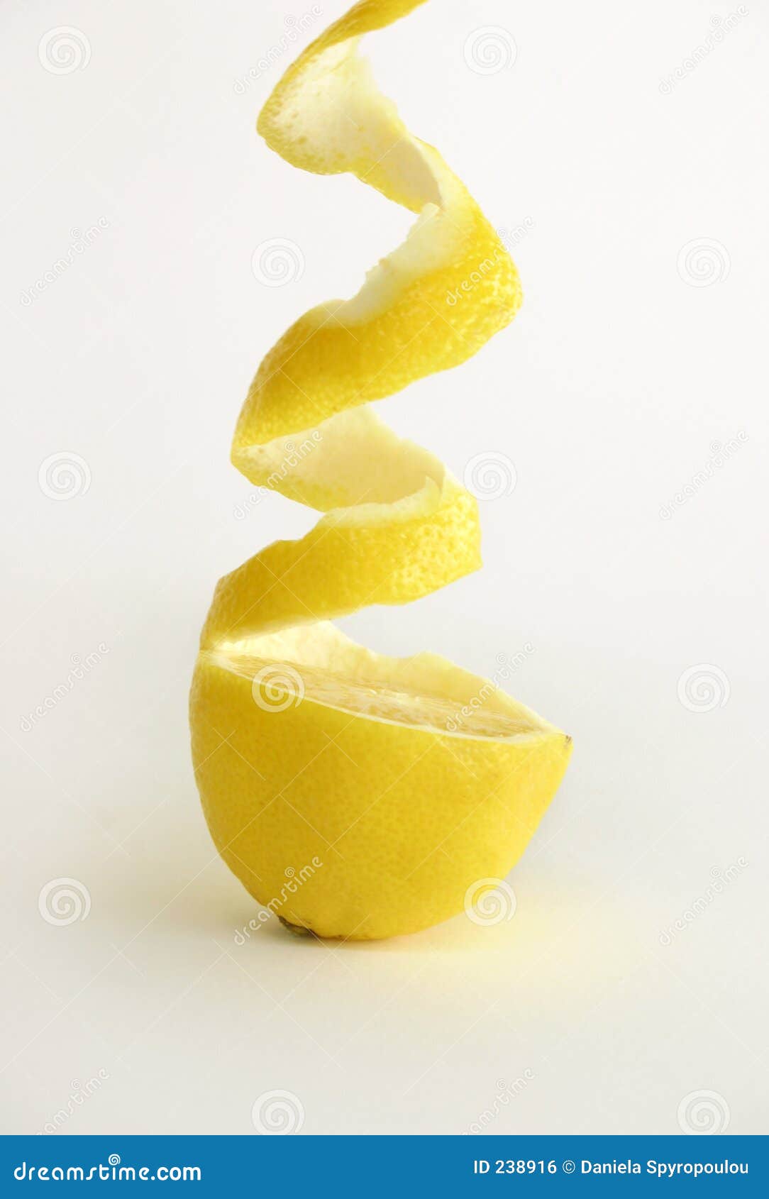 fresh peeled lemon