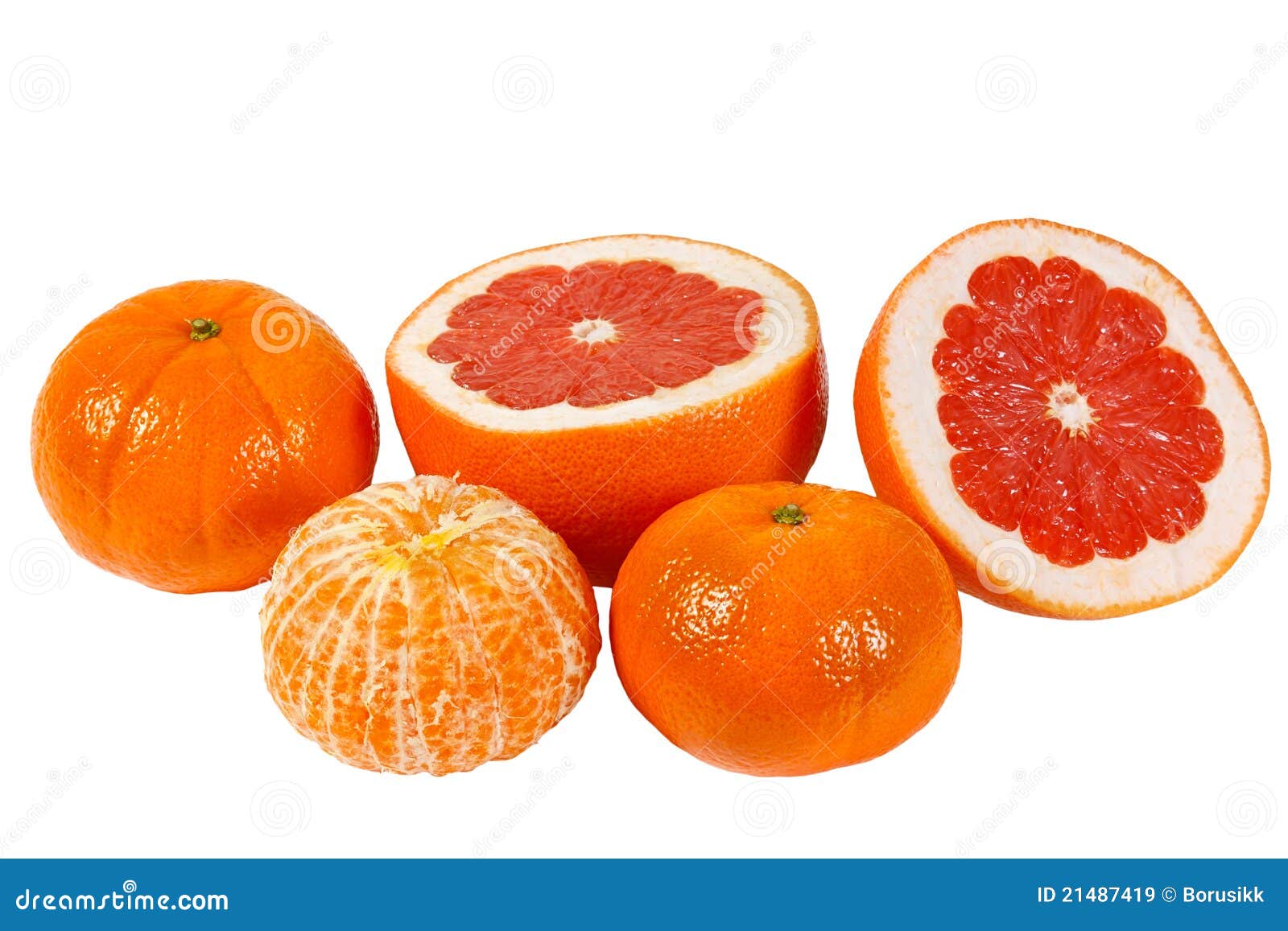 Fresh Pink Grapefruit and Tangerines Stock Image Image of fruits