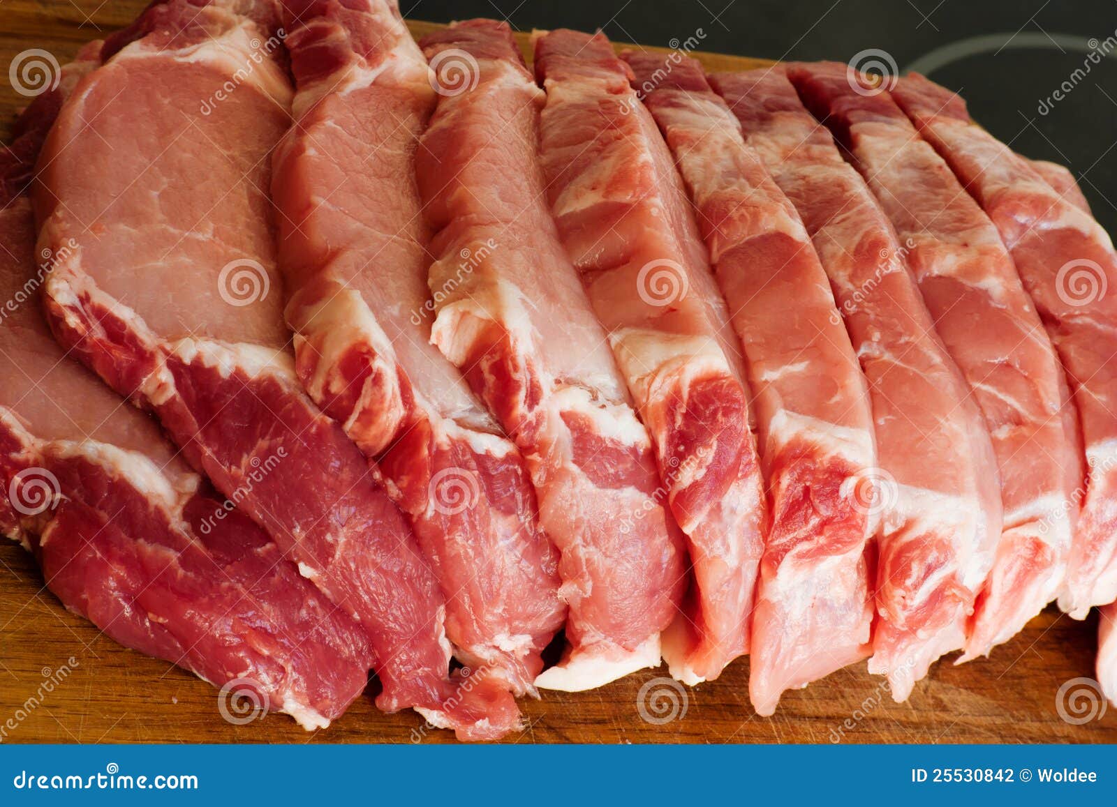 Fresh pork meat stock photo. Image of small, ribs, chop 25530842