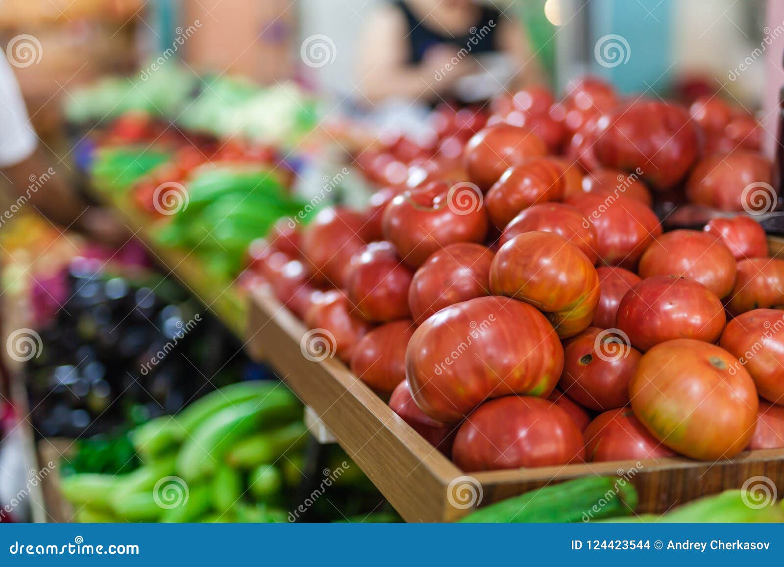 Fresh Produce On Sale At The Local Farmers Market Stock Photo Image