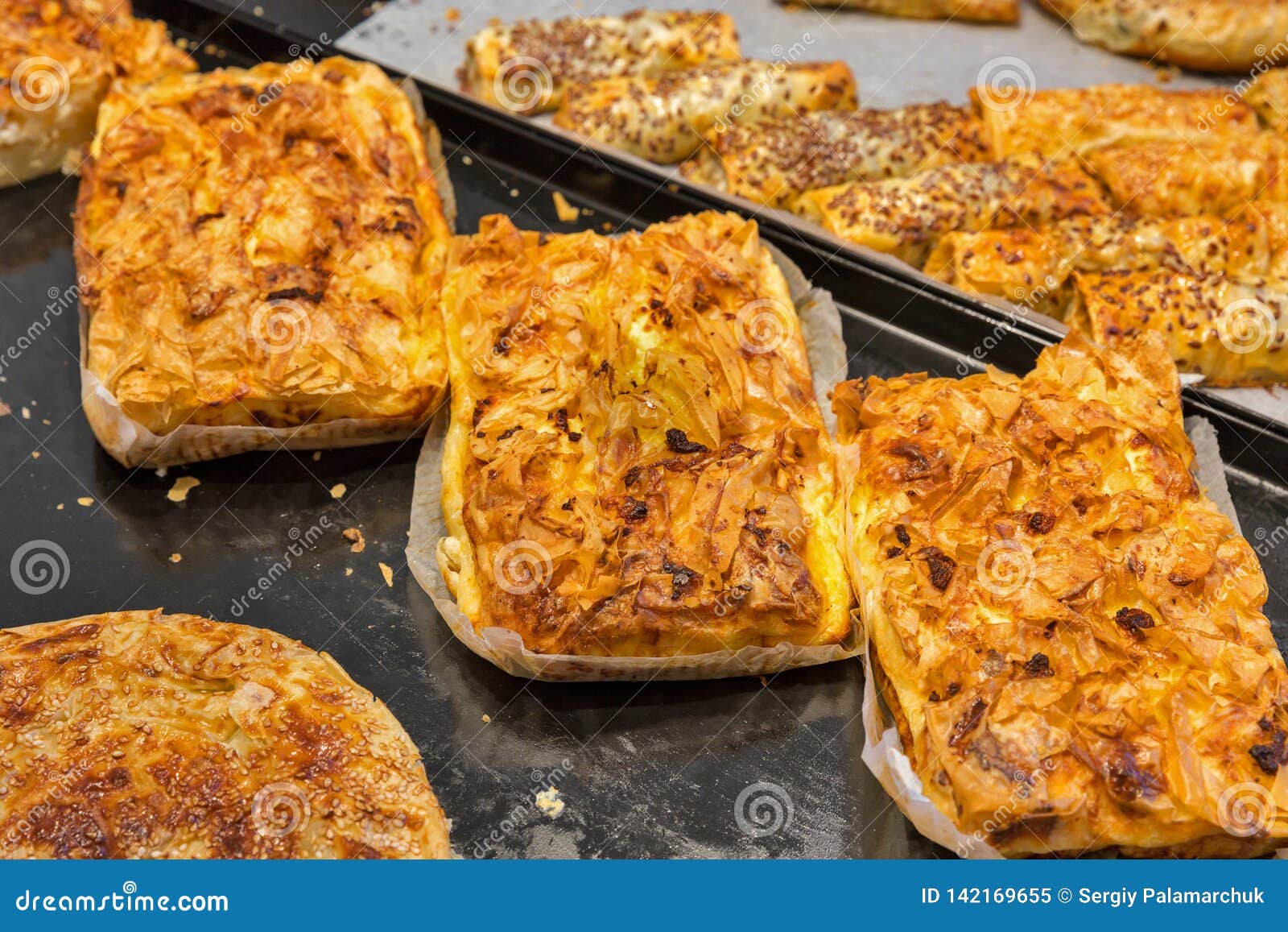 Fresh Puff Pastry Bakery Closeup Stock Image Image of bake, european