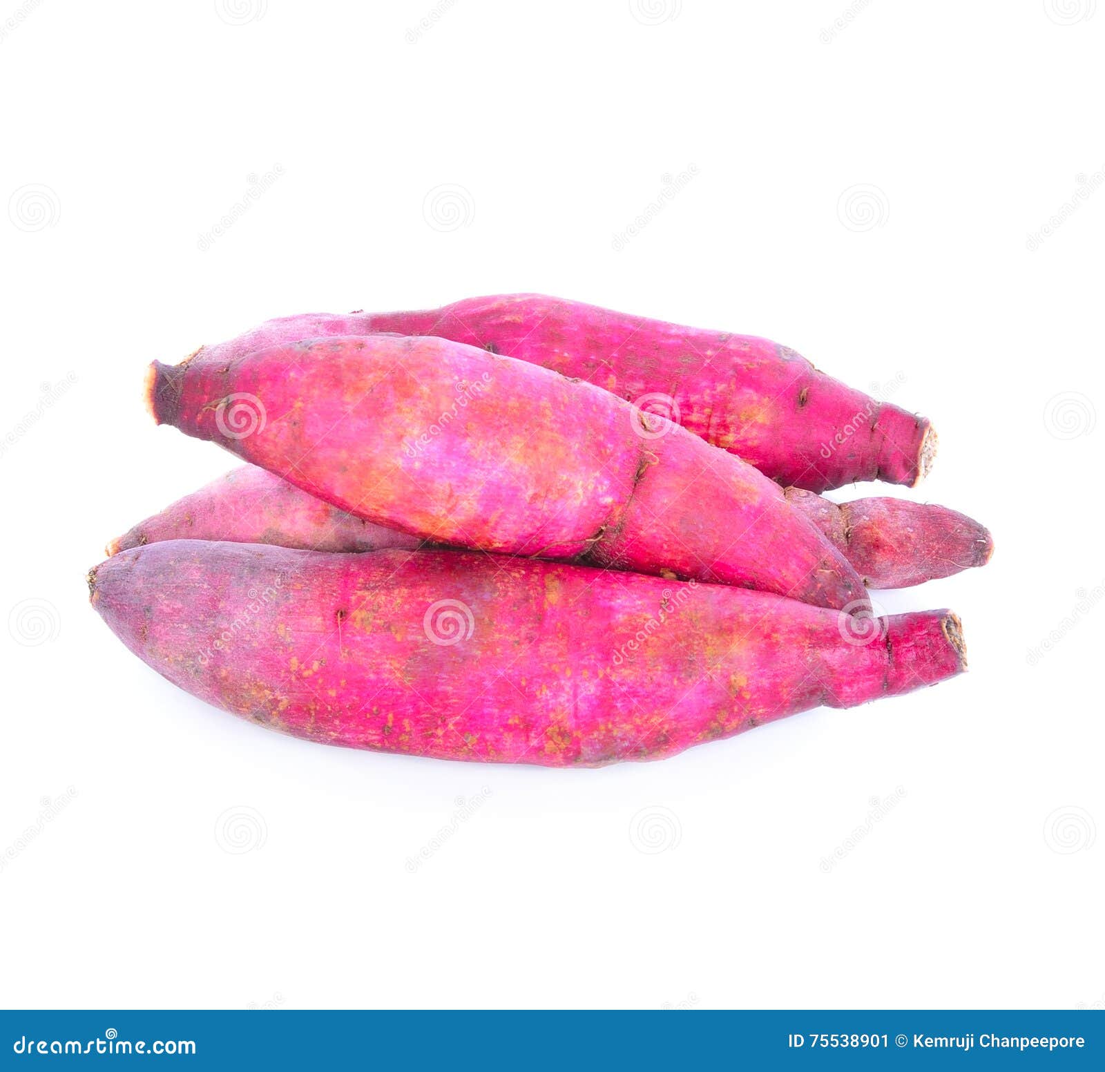 Fresh purple yams isolated stock image. Image of carb 75538901