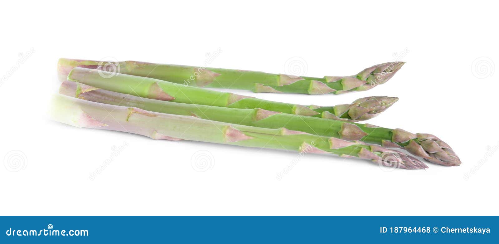 Fresh Raw Asparagus Isolated. Healthy Eating Stock Photo Image of