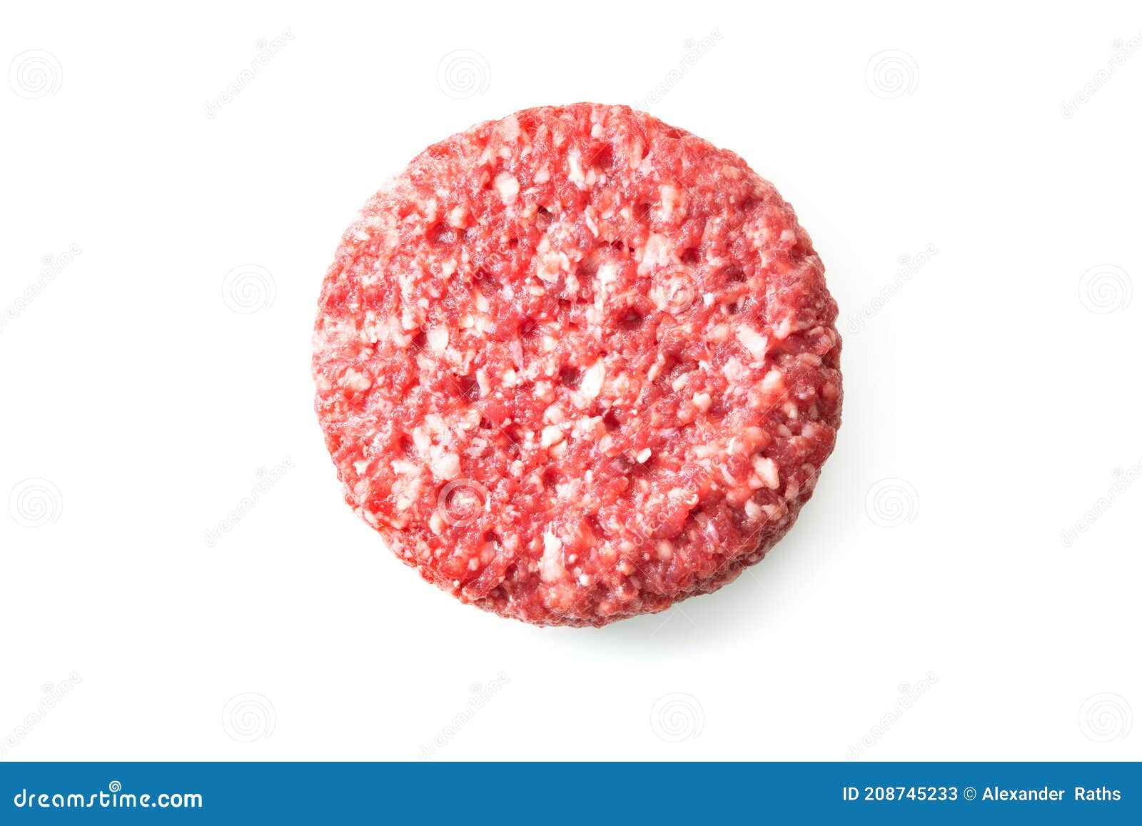 Fresh raw burger patty stock image. Image of cutlet 208745233