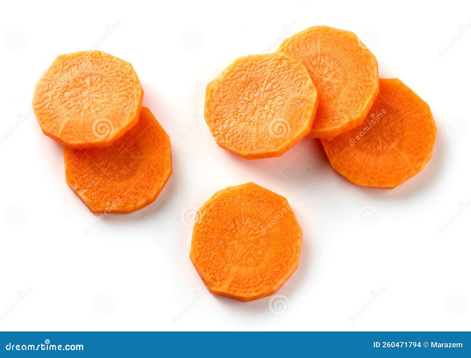 Fresh raw carrot slices stock photo. Image of colorful 260471794